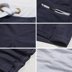 Men's Swim Shorts Swim Trunks Drawstring Mesh Lining Elastic Waist Breathable Quick Dry Board Shorts to Beach Pool Summer Male