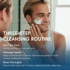 Men Facial Scrub Deep Cleansing Exfoliates Softens Skin Improves Clogged Pores Hydration Formula For Healthy Look 2 In 1