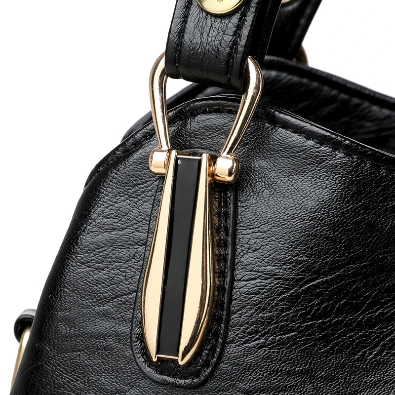 Genuine Brand Leather Women Handbag Luxury Designer Shoulder Crossbody Bags Ladies Purse Messenger Tote Bag Female Commuting Bag