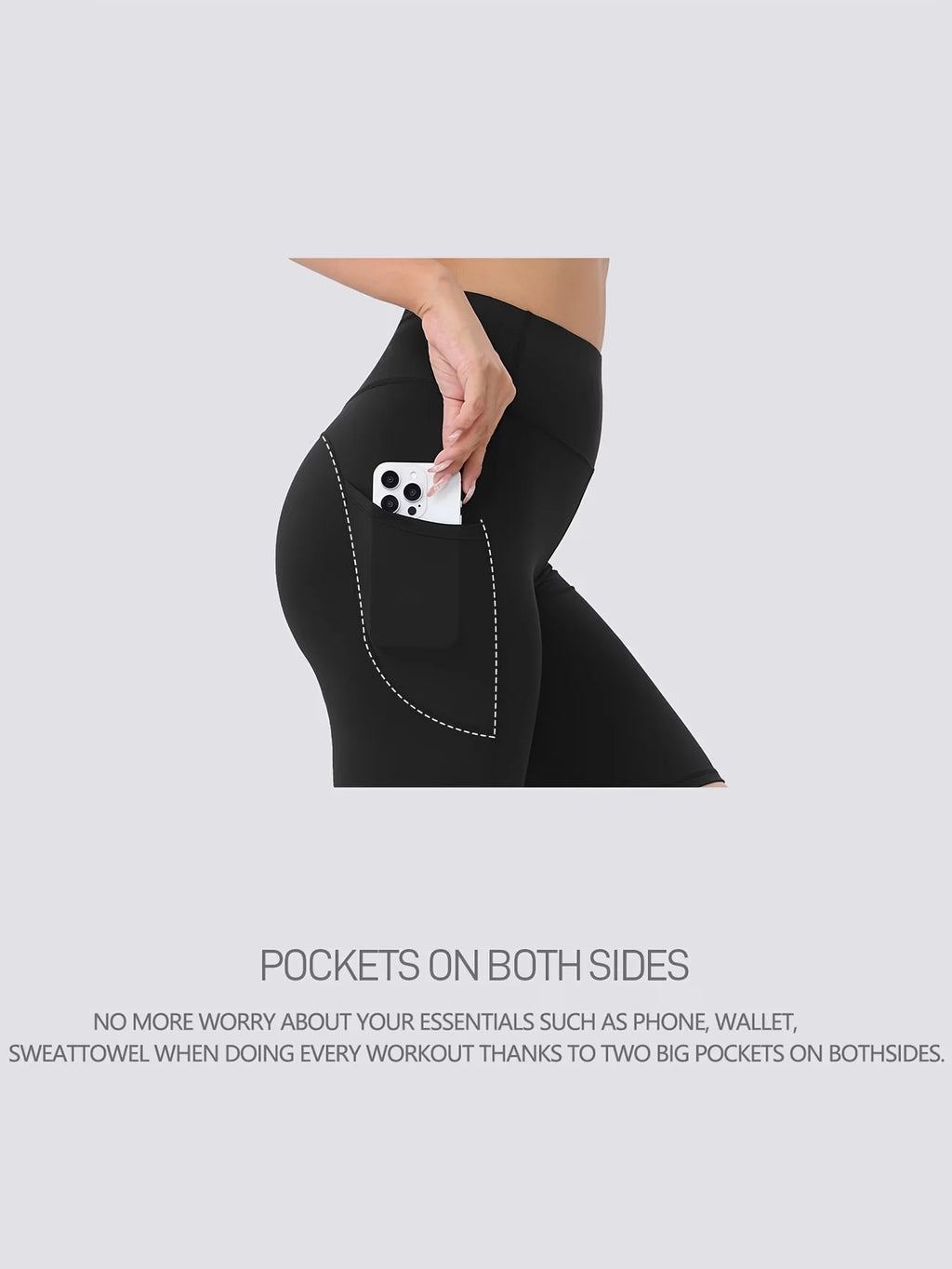 Summer Cycling Sports Shorts Running Fitness Quick Dry Breathable Sports Knee Length Pants High Waist Abdomen Control Yoga Short