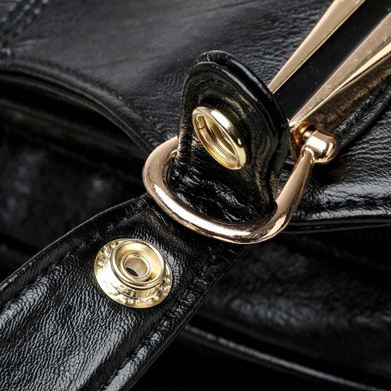 Genuine Brand Leather Women Handbag Luxury Designer Shoulder Crossbody Bags Ladies Purse Messenger Tote Bag Female Commuting Bag
