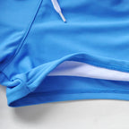 Men's Swim Shorts Swim Trunks Drawstring Mesh Lining Elastic Waist Breathable Quick Dry Board Shorts to Beach Pool Summer Male