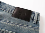 RTA Brand Men's Slim Fit Paint Graffiti Damaged Destroyed Hole Skinny Denim long Trouser Jeans Pants Streetwear