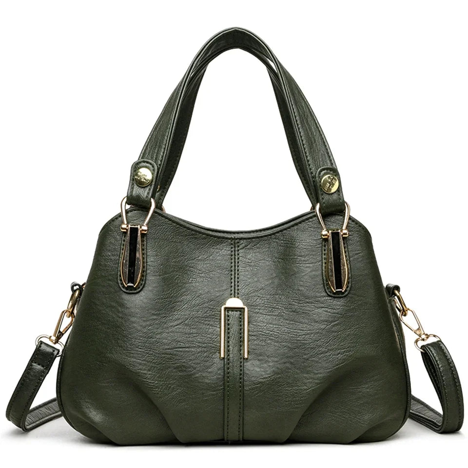 Genuine Brand Leather Women Handbag Luxury Designer Shoulder Crossbody Bags Ladies Purse Messenger Tote Bag Female Commuting Bag