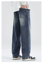 Men's Loose Wide-leg Trendy and Versatile Jeans for Spring Autumn Casual and Versatile Men's Jeans for Man Denim Pant Streetwear