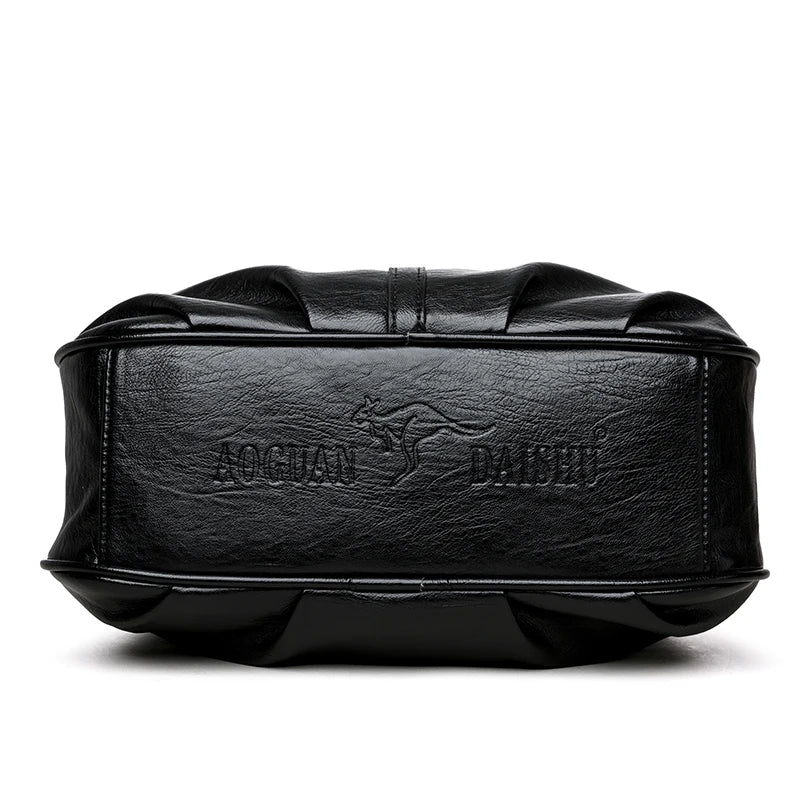 Genuine Brand Leather Women Handbag Luxury Designer Shoulder Crossbody Bags Ladies Purse Messenger Tote Bag Female Commuting Bag