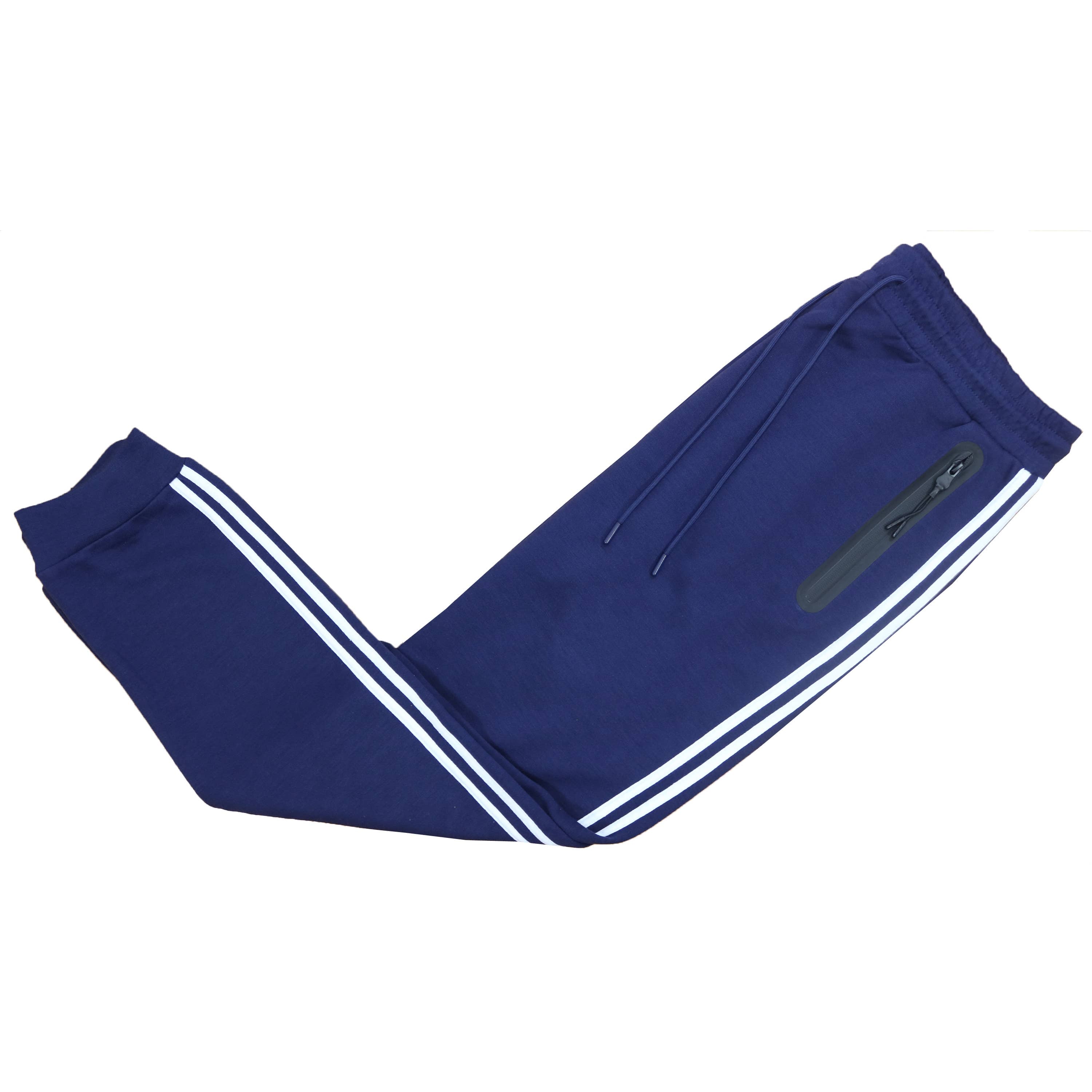 Men's Tech Fleece Sweatshirt And Jogger 2 Piece Set: Royal / S