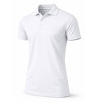Men's Dry Fit Moisture-Wicking Polo Shirt (S-5XL): Red / XL