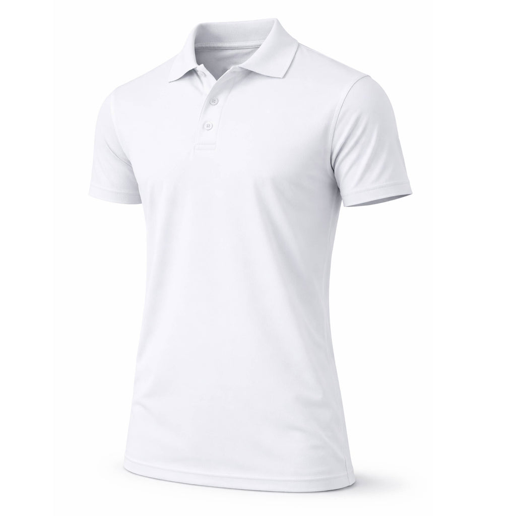 Men's Dry Fit Moisture-Wicking Polo Shirt (S-5XL): Royal / XL