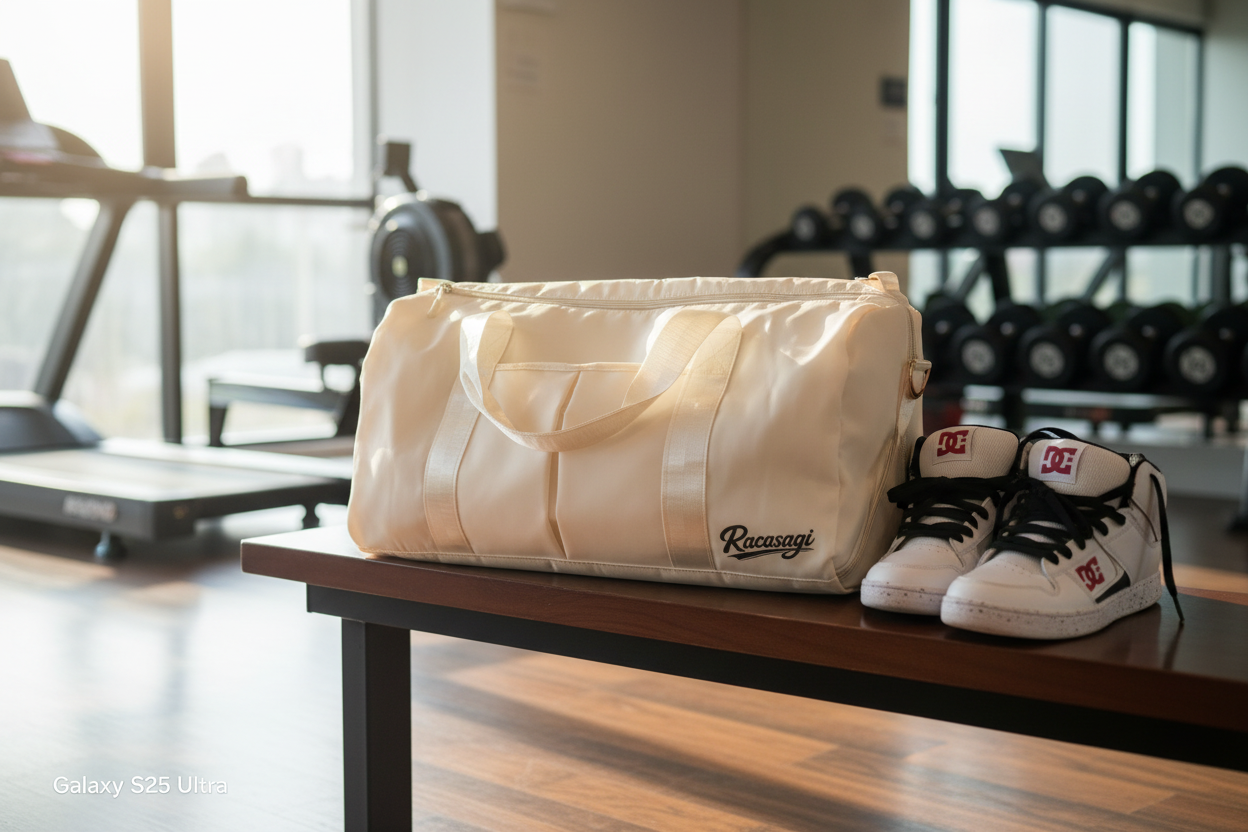 Racasagi Oxford Fashion Lightweight Large Capacity Sport Gym Fitness Yoga Bag with Shoe Compartment