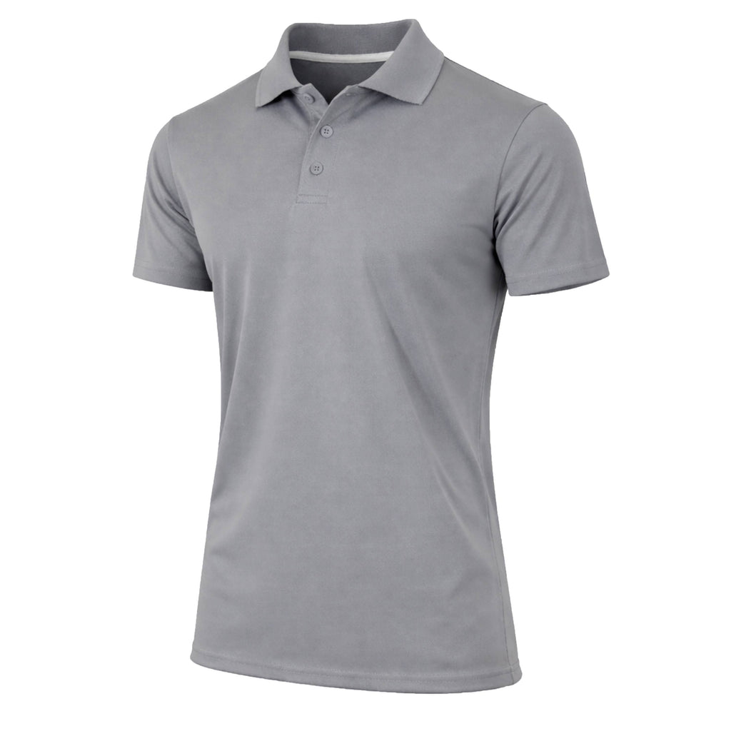 Men's Dry Fit Moisture-Wicking Polo Shirt (S-5XL): Royal / S