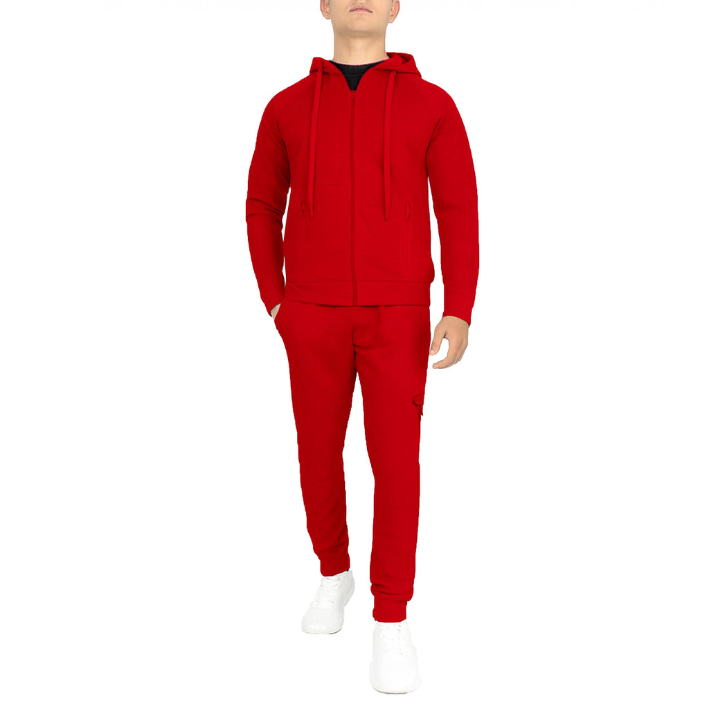 2-Piece Men's Tech Fleece Hoodie & Jogger Set (S-3XL): Black / XL