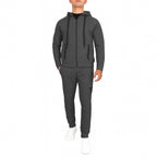 2-Piece Men's Tech Fleece Hoodie & Jogger Set (S-3XL): Black / XL