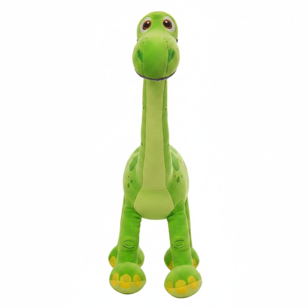 Green Dinosaur Plush Front View