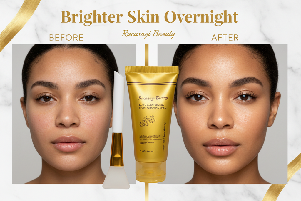 Racasagi Beauty Kojic Acid Turmeric Night Wrapping Mask