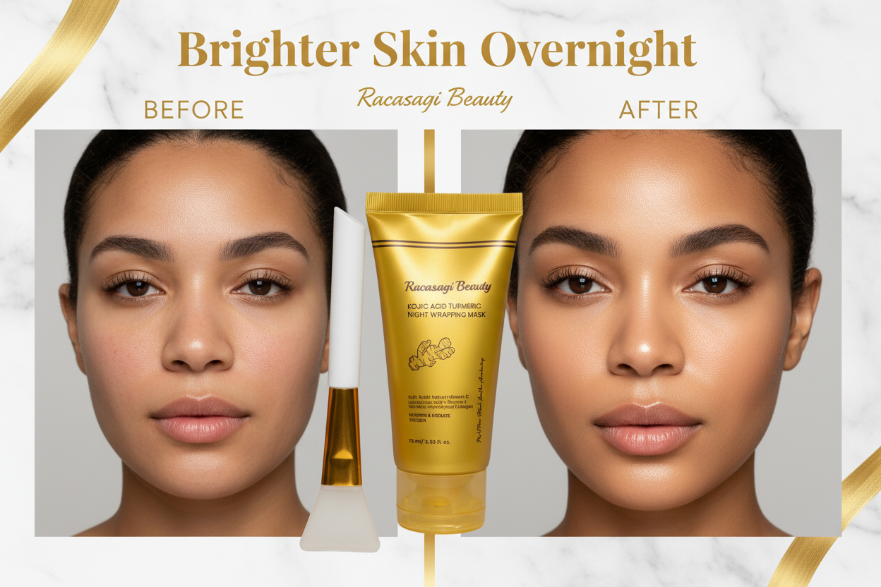 Racasagi Beauty Kojic Acid Turmeric Night Wrapping Mask
