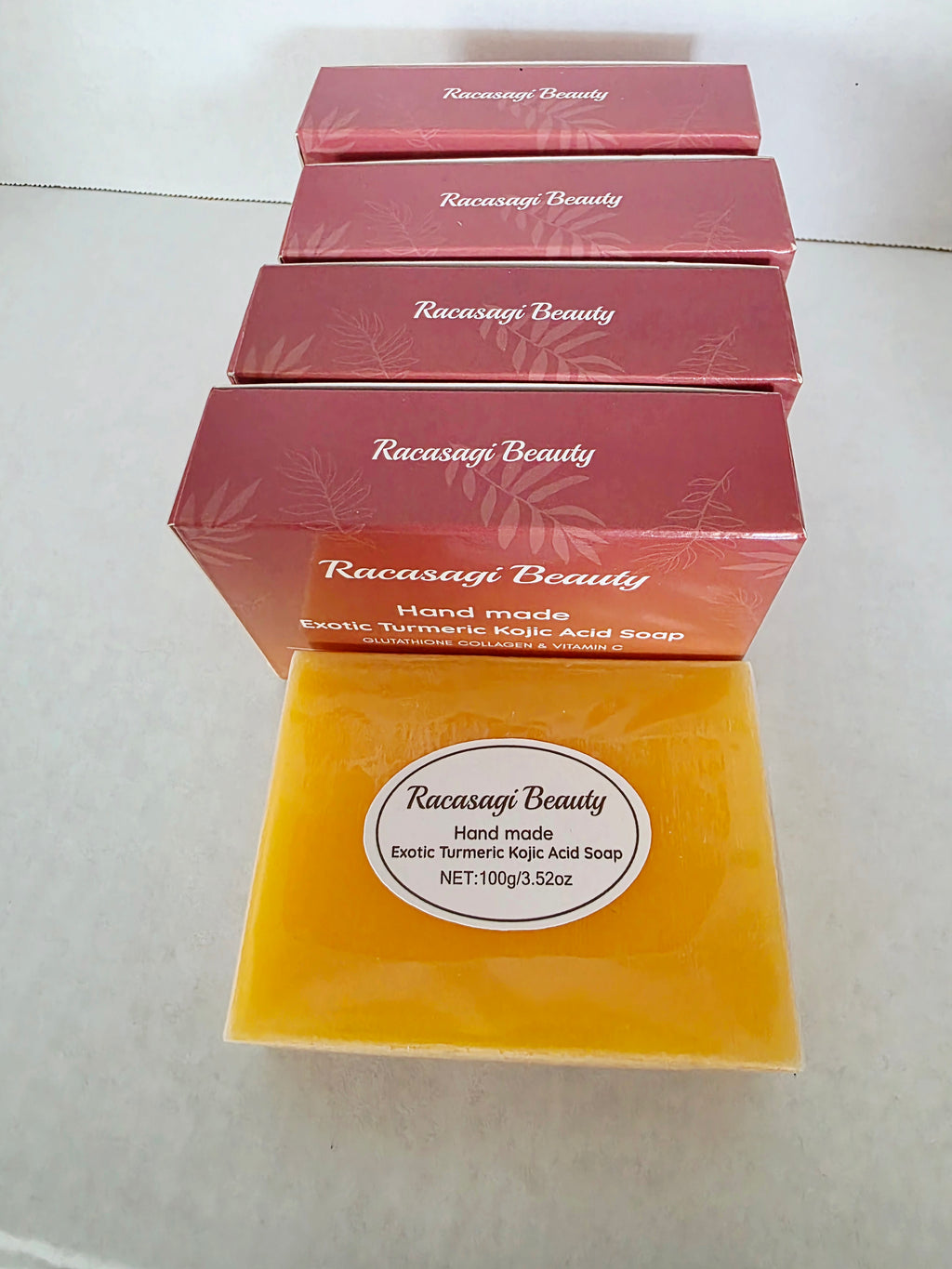 Hand Made Exotic Kojic Acid Soap Pack of 4
